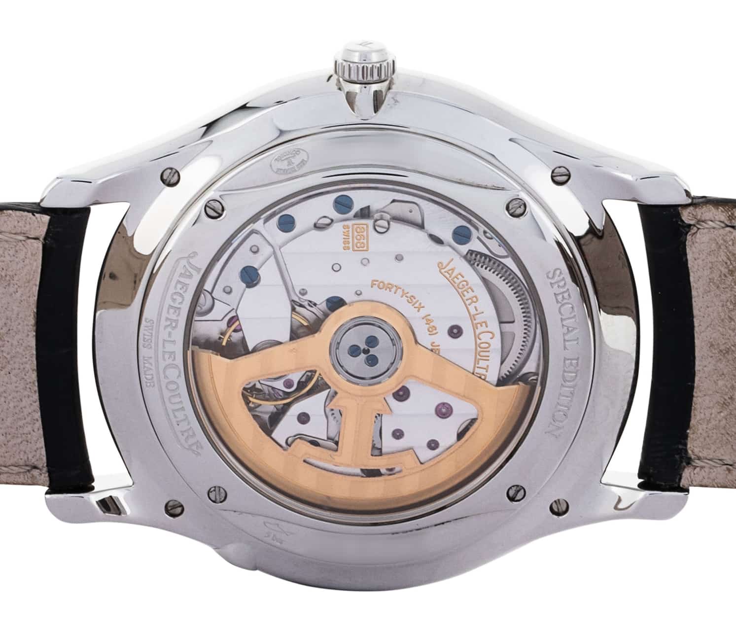 Jaeger LeCoultre Master Ultra Thin Perpetual Silver Baton Dial